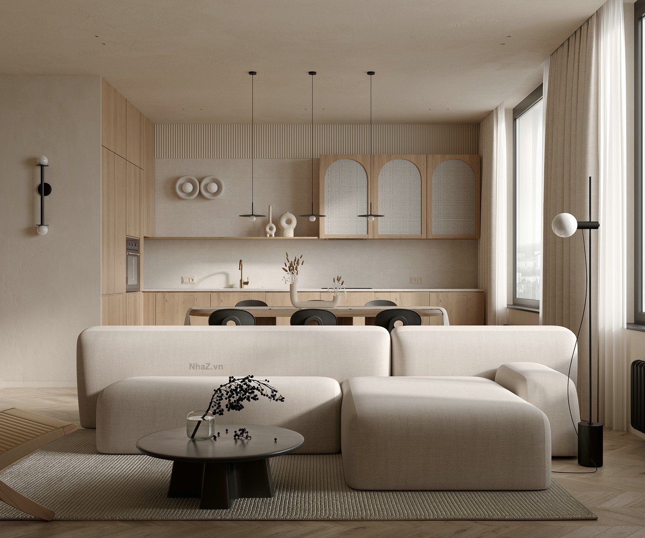 Thiết kế nội thất phong cách Nhật Bản wabi sabi