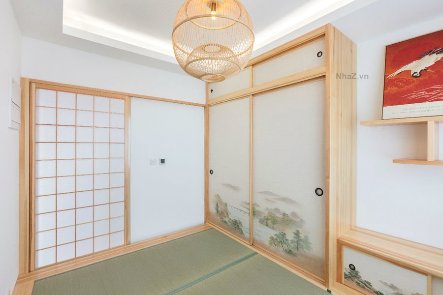 Thiết kế nội thất phòng ngủ phong cách Nhật Bản